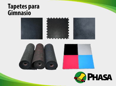 Tapetes para gimnasios contra impactos por pieza - 1