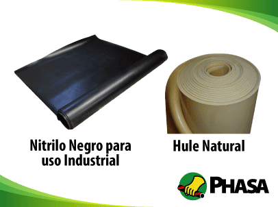 Rollos de hule de 10 metros para uso industrial - 1