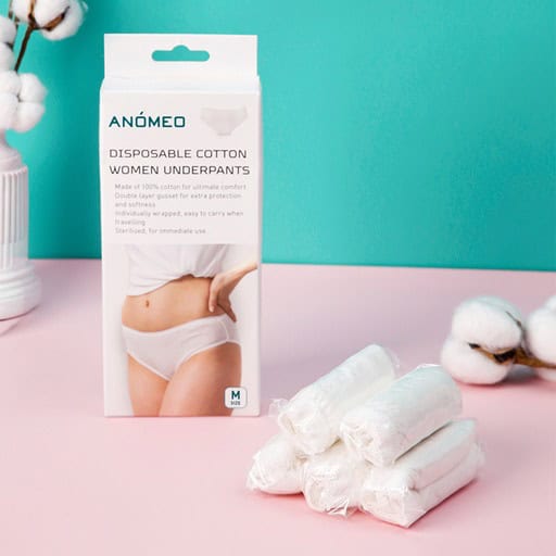 Calzoncillos desechables para dama marca anómeo