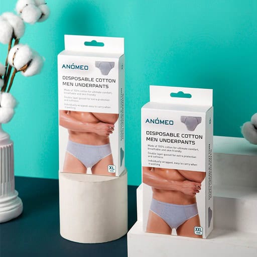 Calzoncillos desechables para caballero marca Anómeo