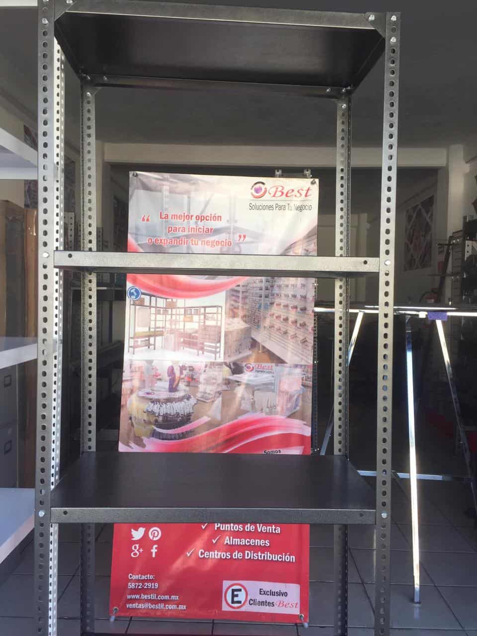 ESTANTERIAS DE 2 Y 3 NIVELES