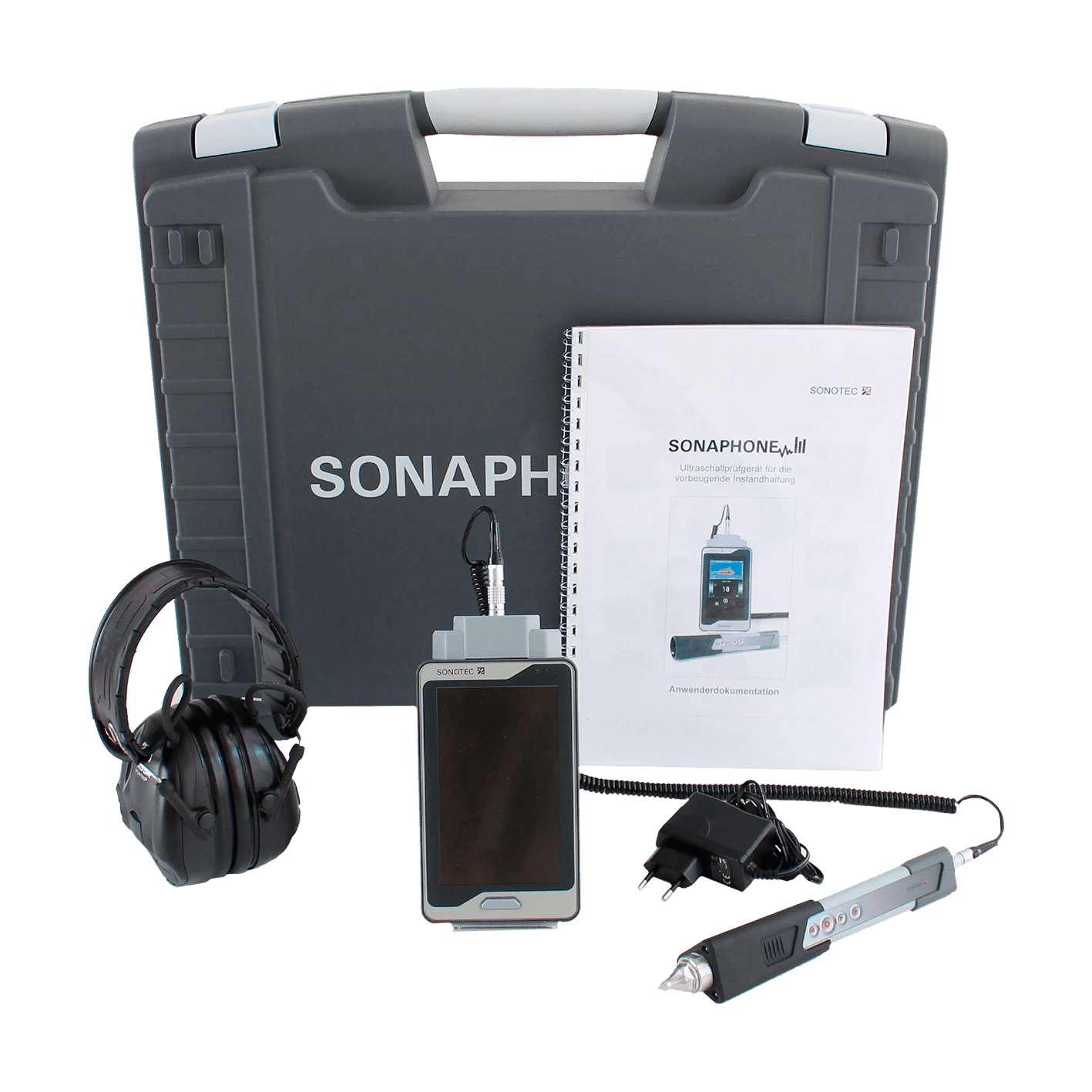 Analizadores de ruido ultrasonico SONAPHONE III portatíl 4