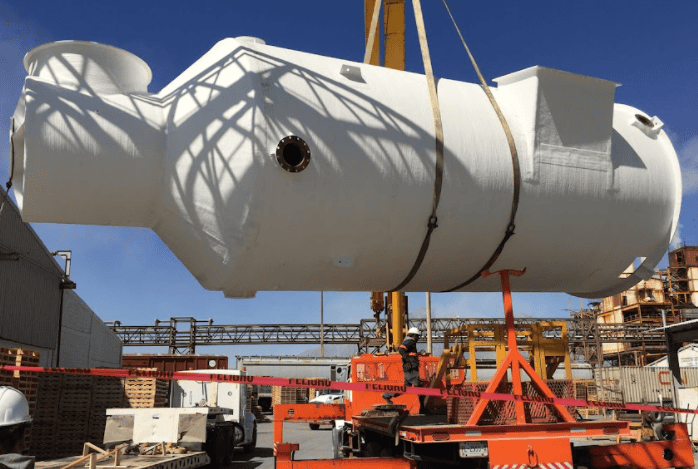 tanques de fibra de vidrio de proceso y almacenamiento 3