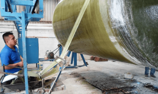 Tanques de fibra de vidrio para vacío y presión