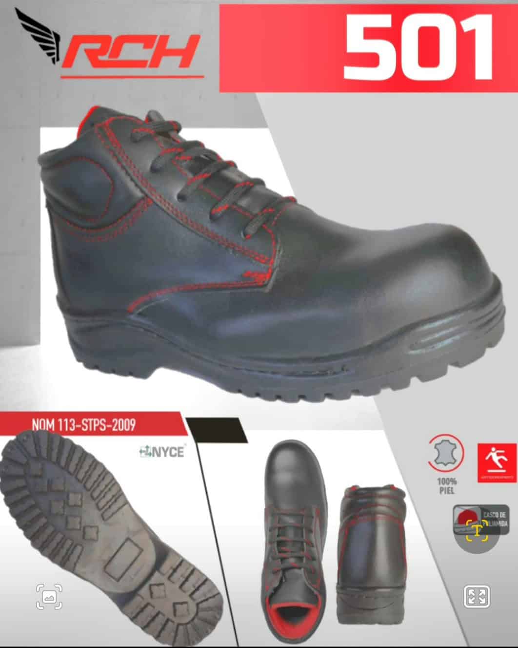 Botas dieléctricas.