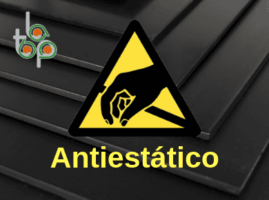 Lamina de polietileno de alta densidad antiestática 5