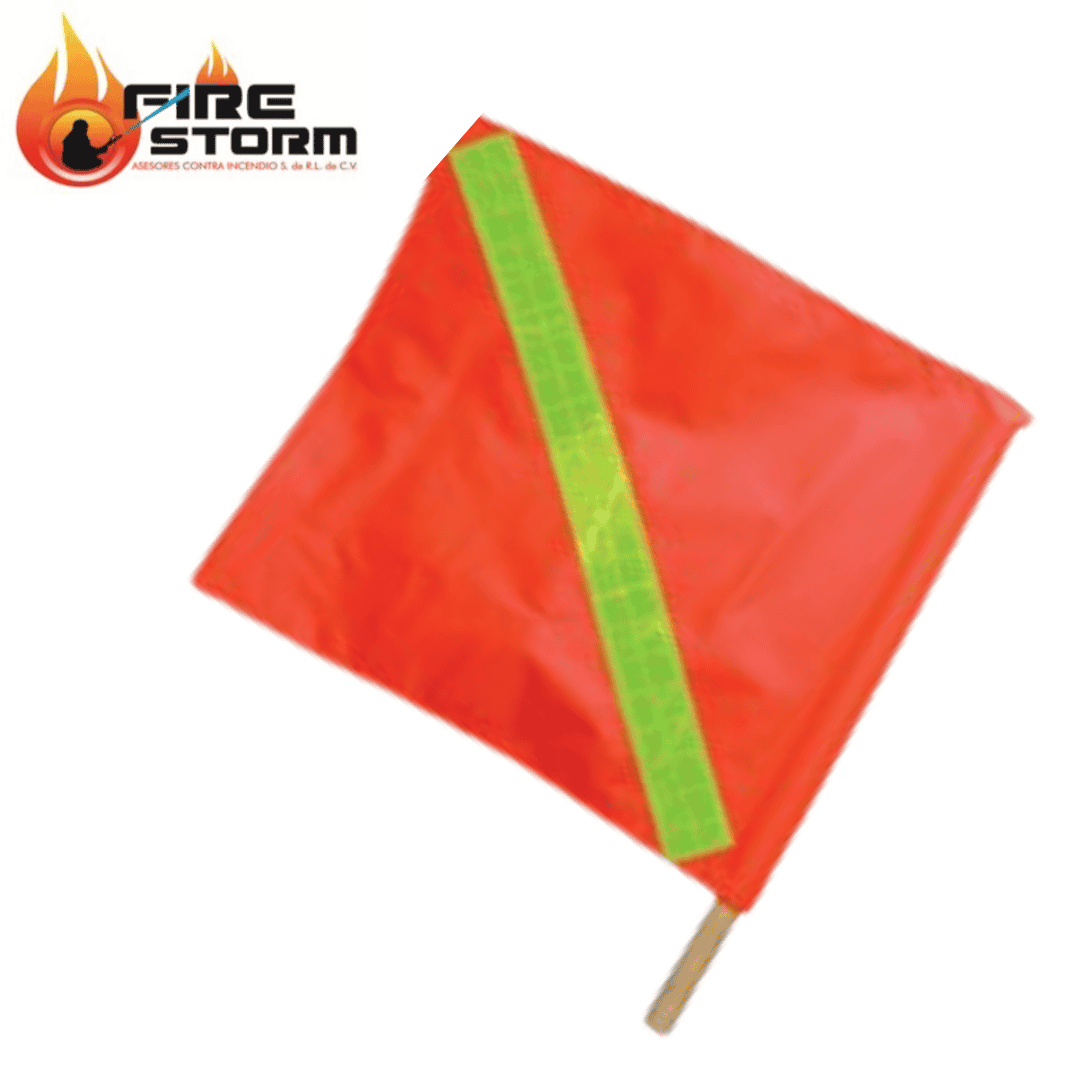 Banderines con reflejante color naranja en Fire Storm