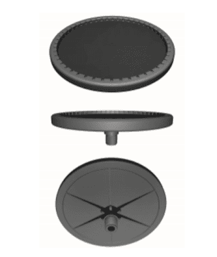 ECO350-E | EPDM Fine Bubble Disc Diffuser | 12" Inch | Life By Air - Foto 8