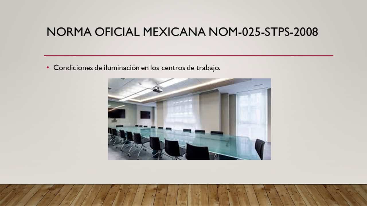 Estudios de iluminacion NOM-025-STPS-2008