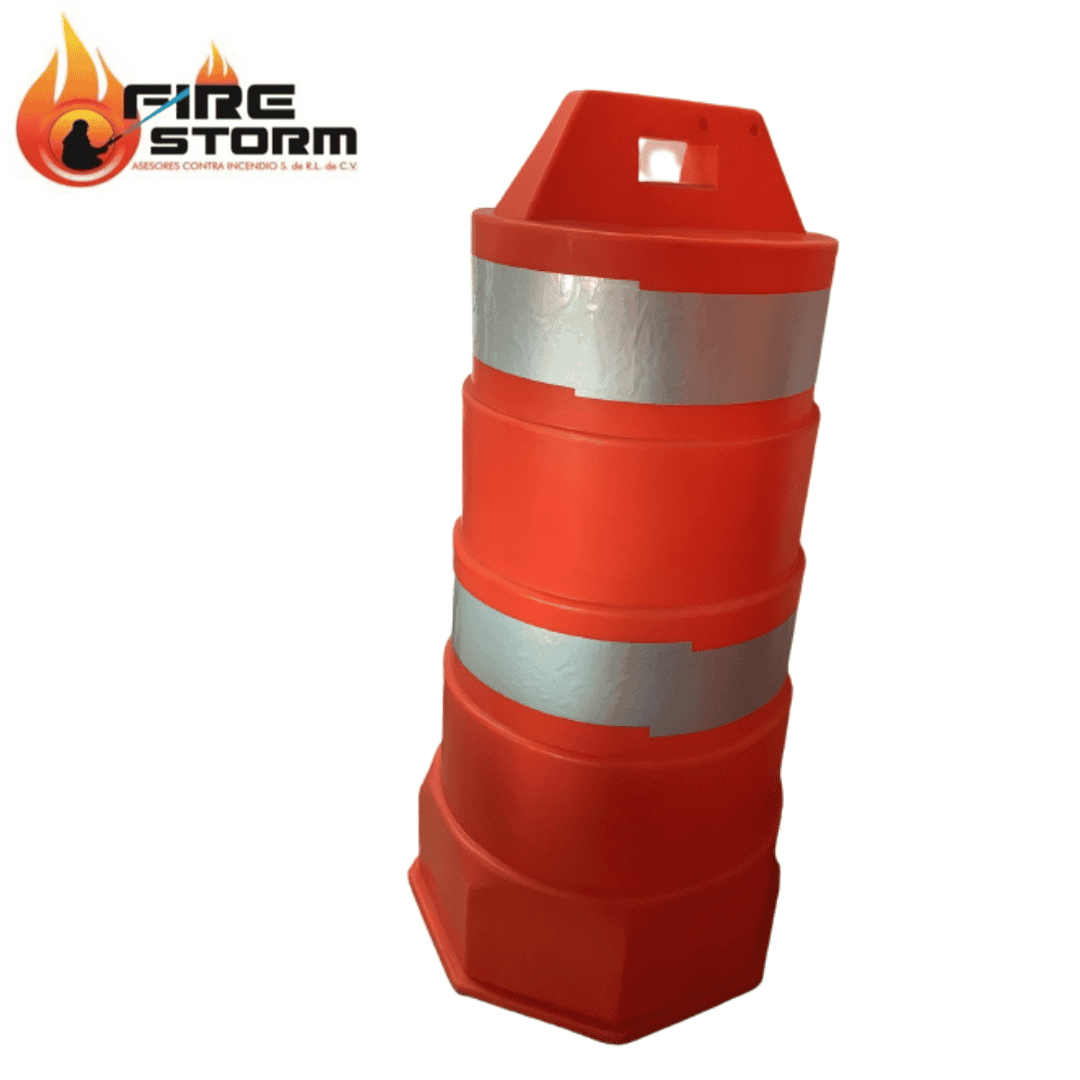 Barricadas de seguridad color naranja con o sin reflejante en Fire Storm