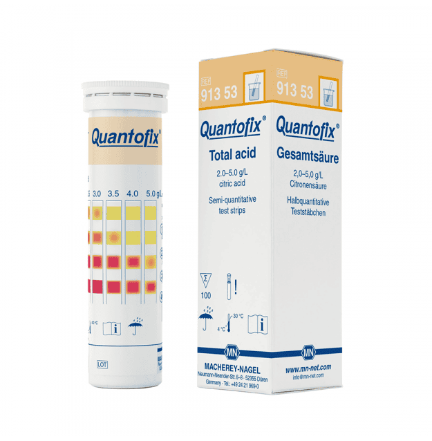 TIRAS REACTIVAS QUANTOFIX ACIDEZ TOTAL