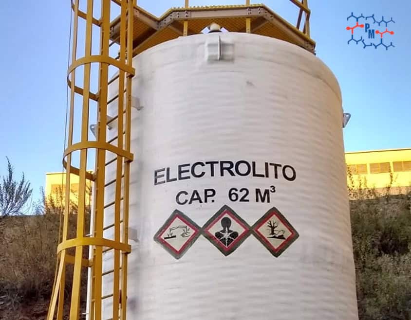 Fabricación de tanques de fibra de vidrio para la industria química Plastimarmol