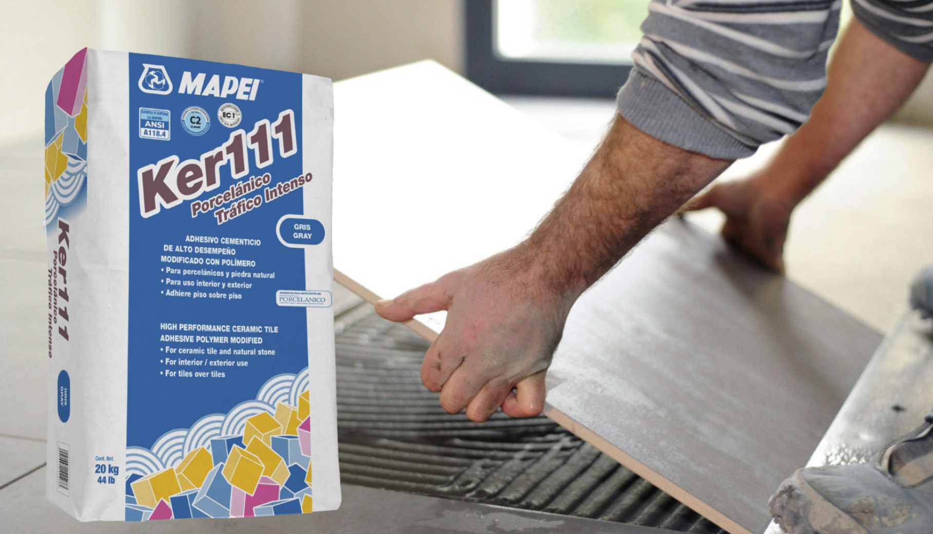 Adhesivos cerámicos KER 111 Mapei