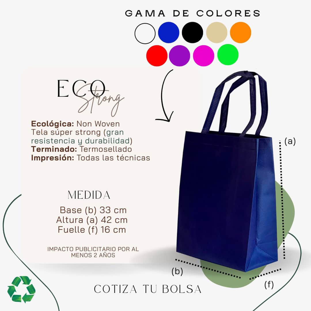 Bolsas ecologicas en Tela Non Woven en Guadalajara