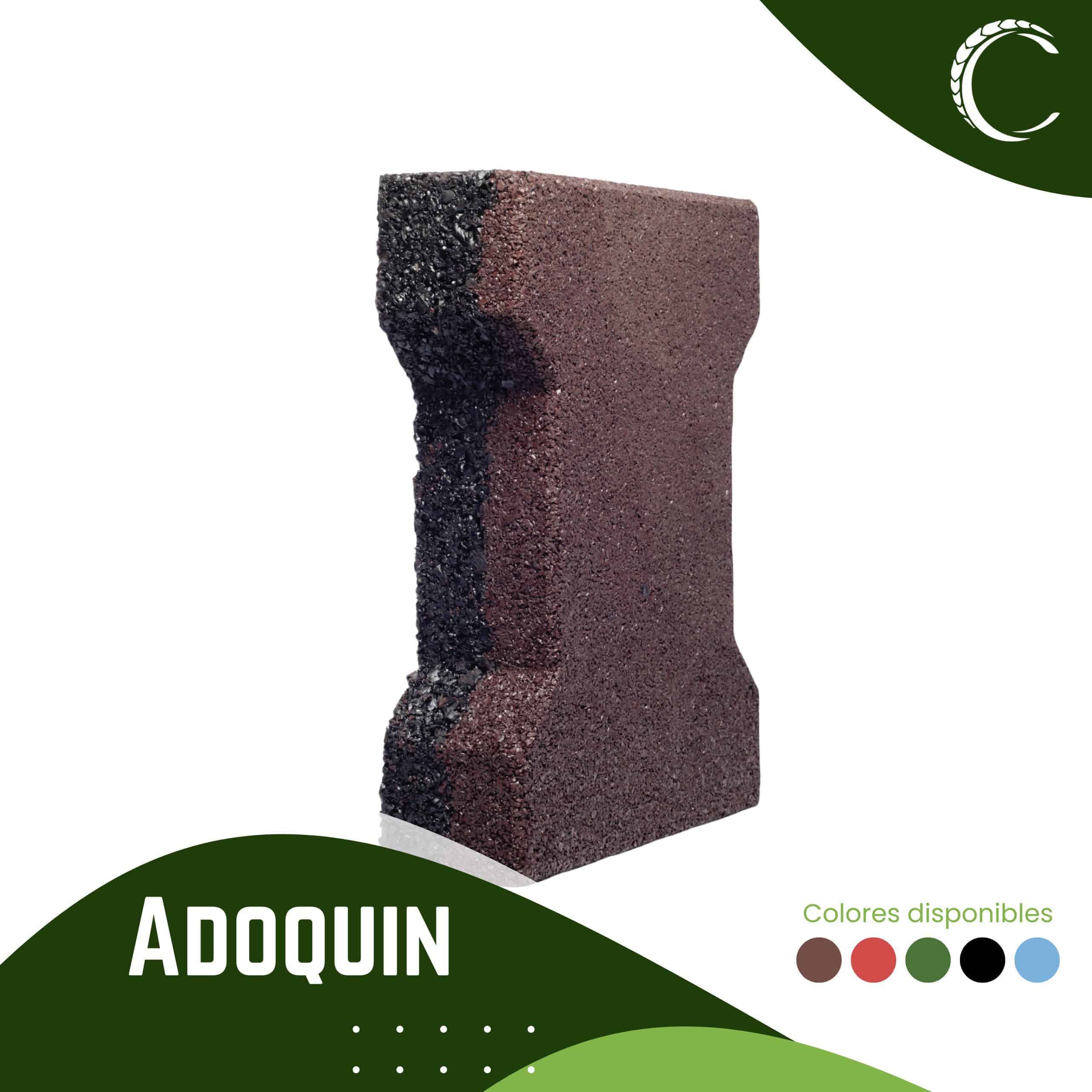 Adoquin de caucho