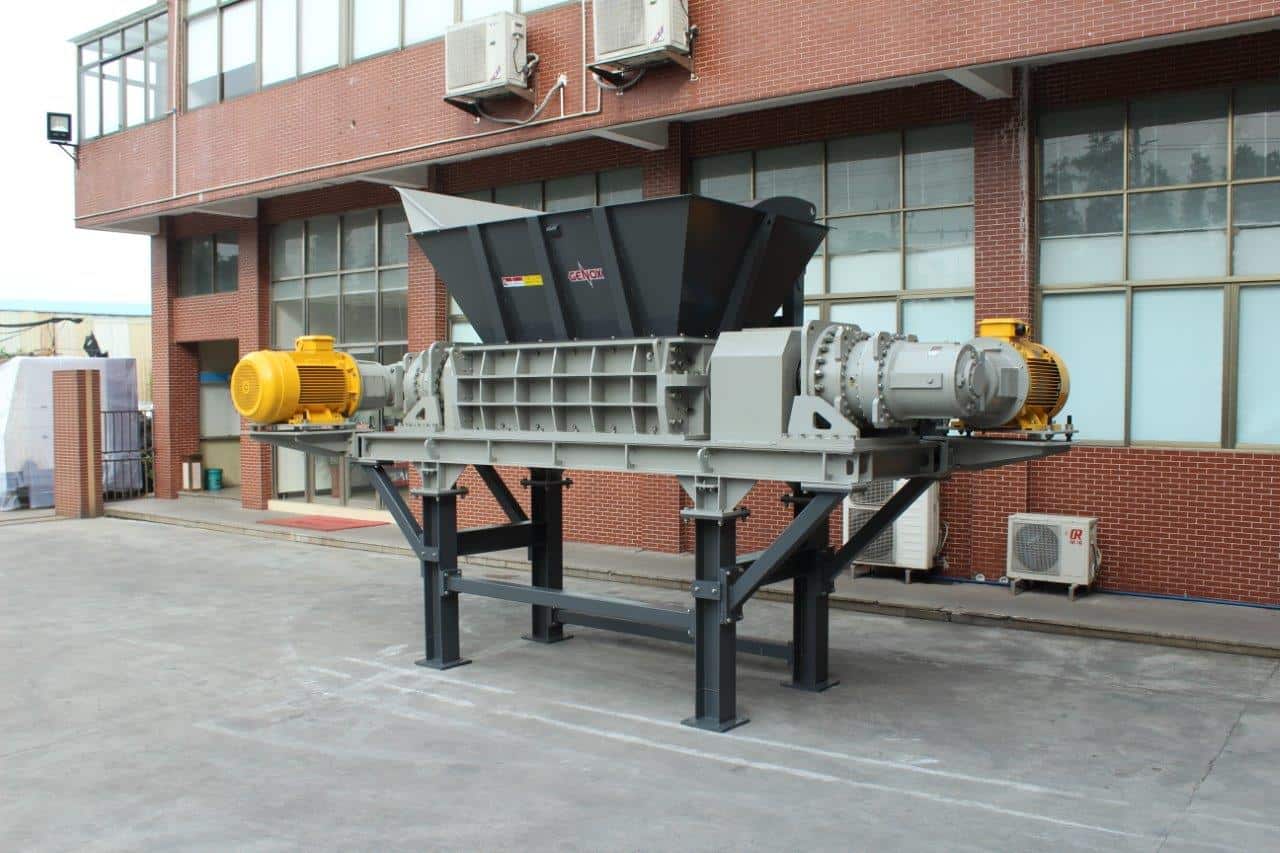 Trituradora de dos ejes para residuos de materiales industriales - 3