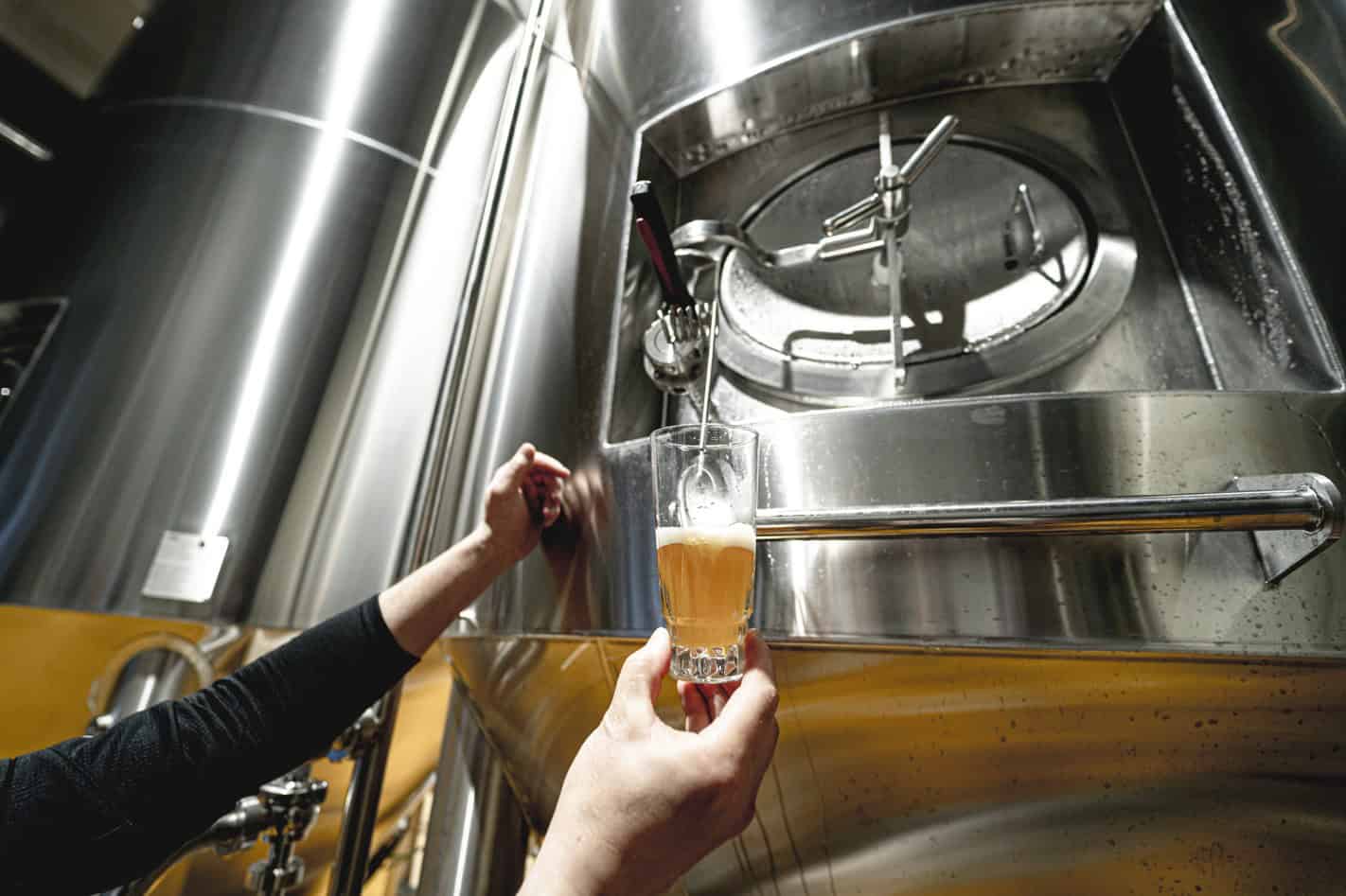 Antiespumante a base de silicón para uso en la industria de la cerveza