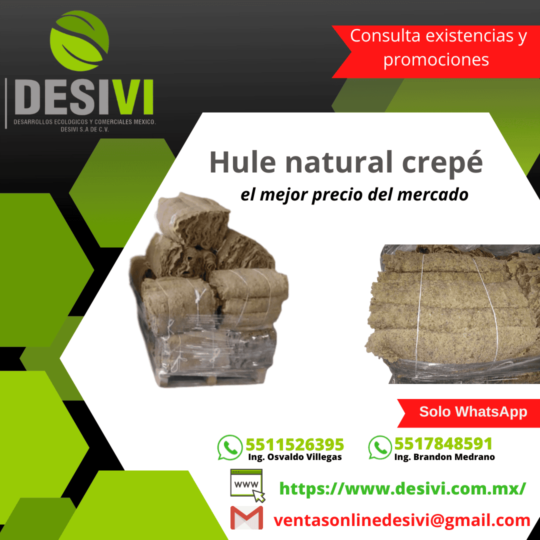 Hules Crepe de alta calidad