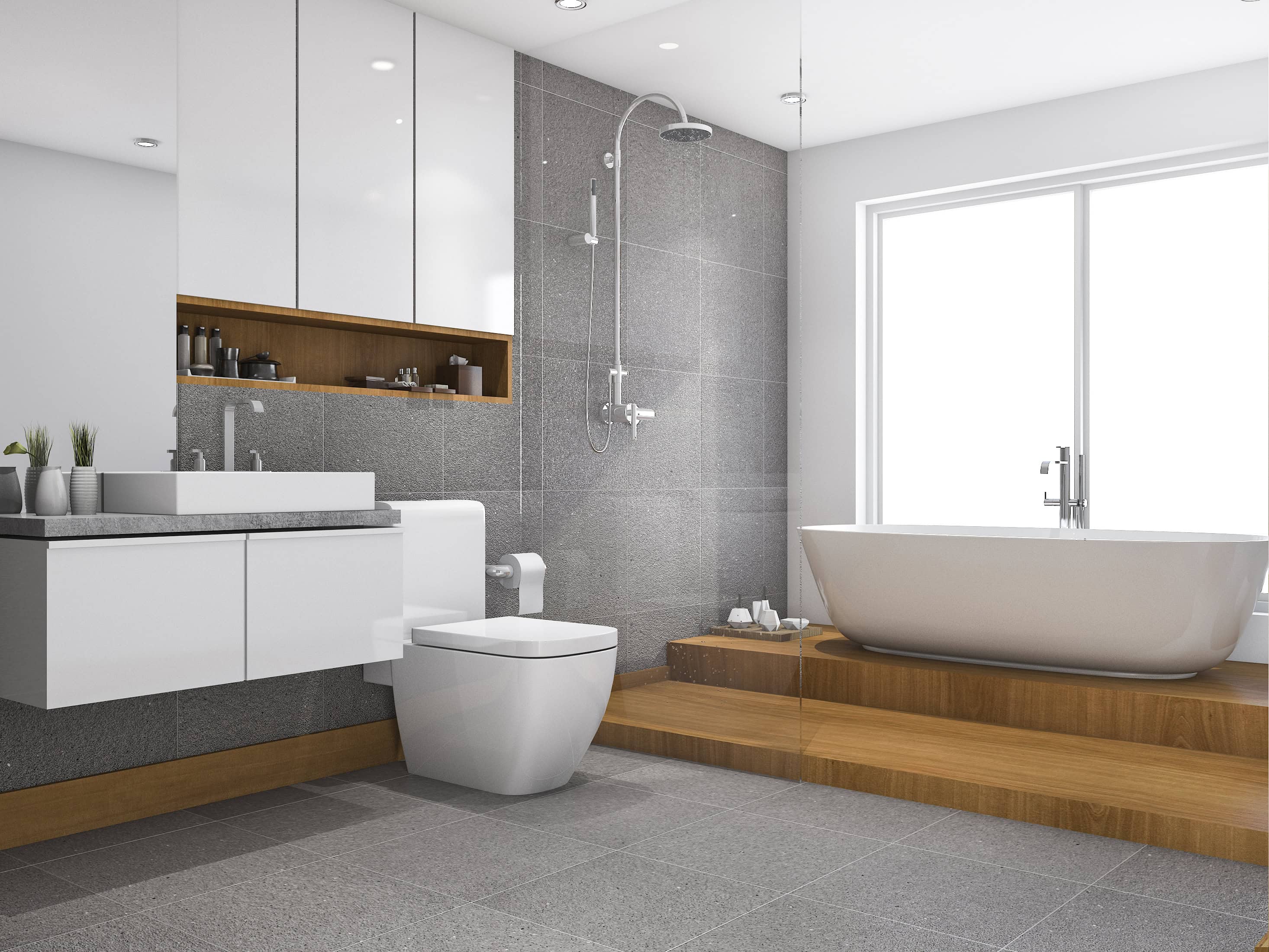 Caolín para la elaboración de muebles de baño
