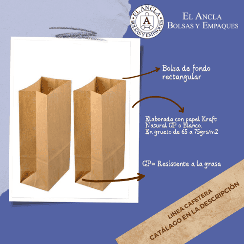 Bolsas sencillas El Ancla Bolsas y Empaques