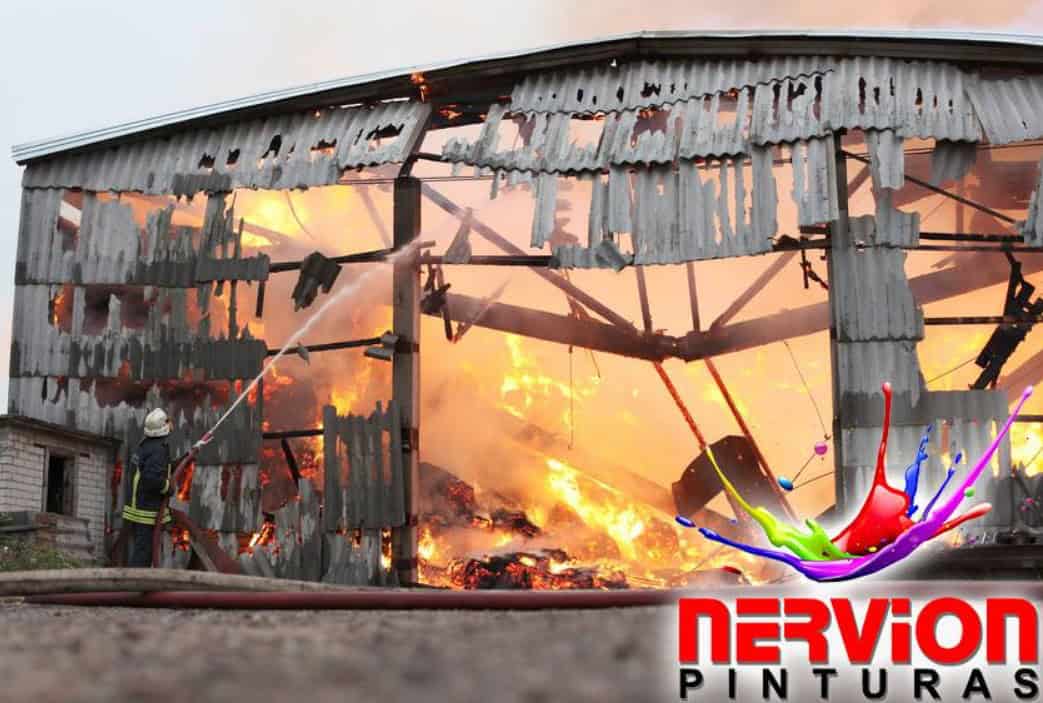 Pinturas intumescentes antifuego base agua y solvente Pinturas Nervión 3