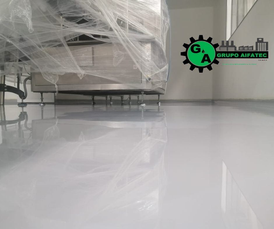 Sistemas epóxicos autonivelantes para laboratorios químicos.