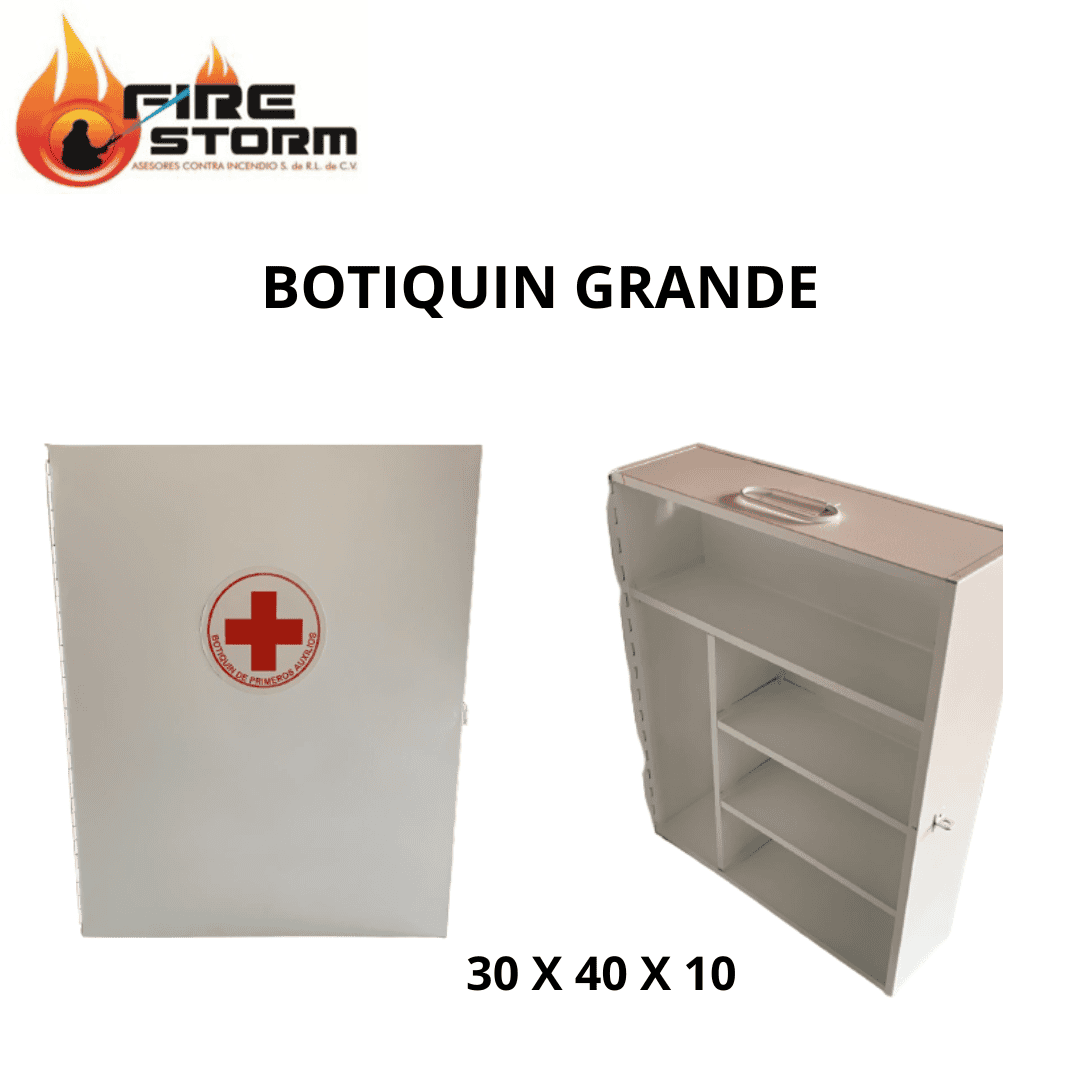 Botiquines metalico color blanco (sin contenido) varias medidas en Fire Storm