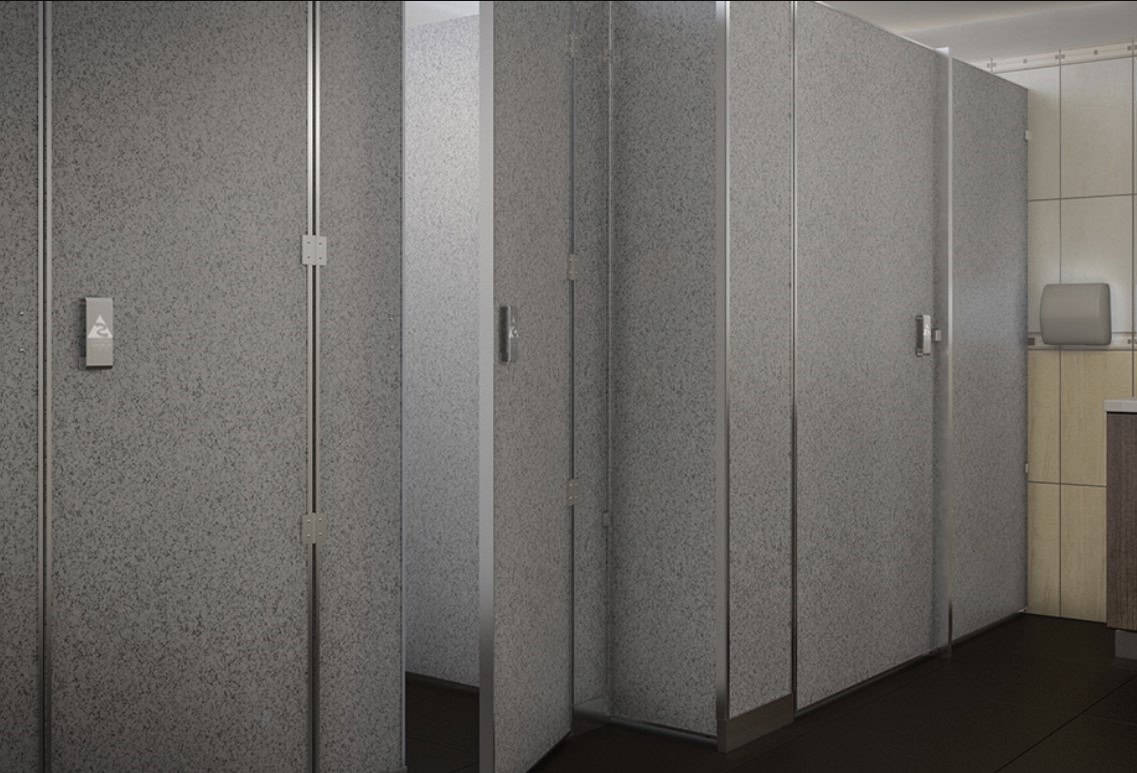 Mamparas para baño en lámina de acero porcelanizado Sanimodul de México - 5