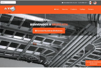 Desarrollo de paginas web industriales 