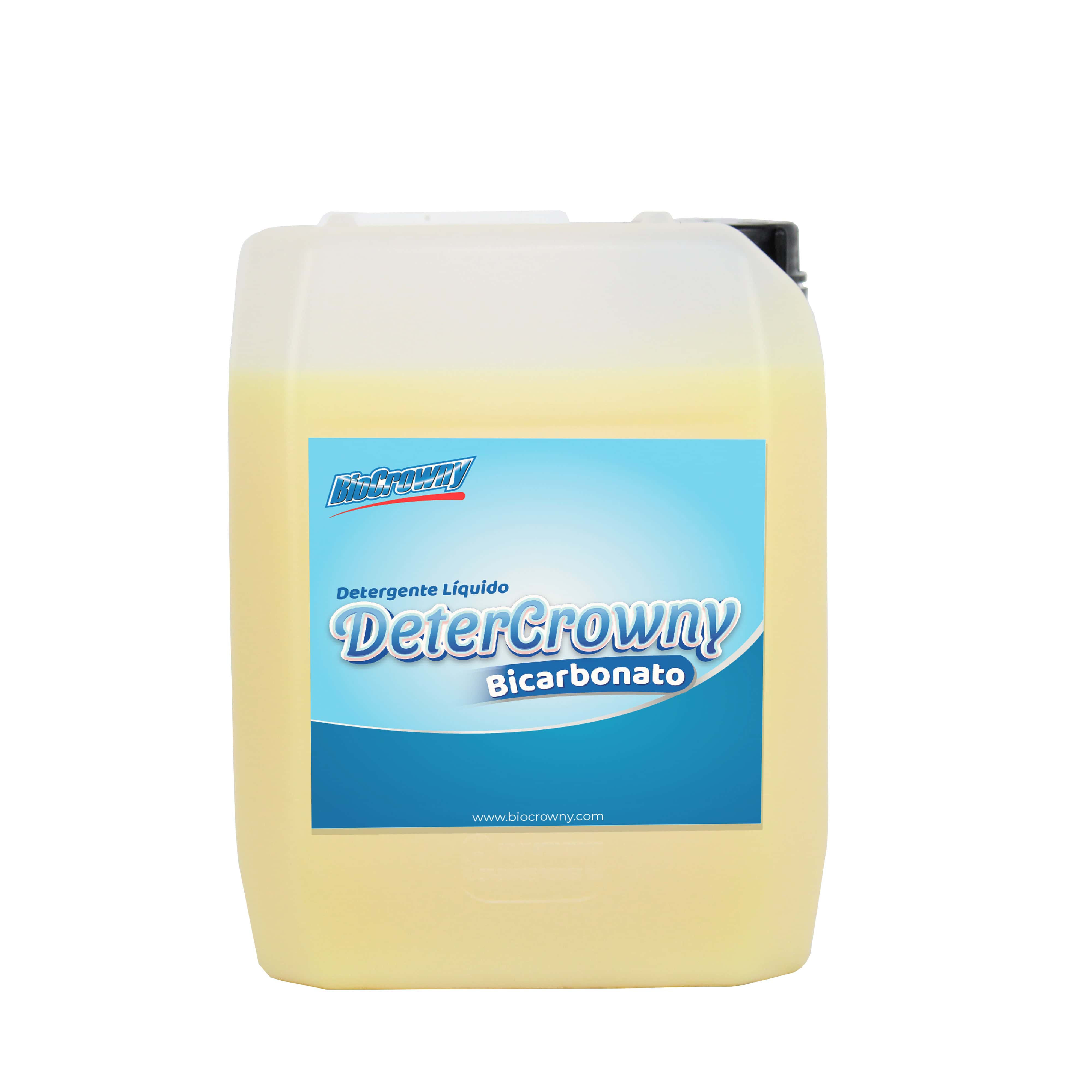 Detergente líquido para ropa con bicarbonato