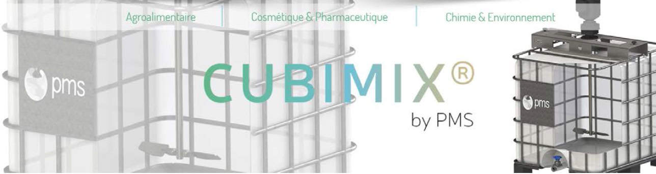 Agitadores mecánicos pendulares Cubimix para IBC's 1000lts