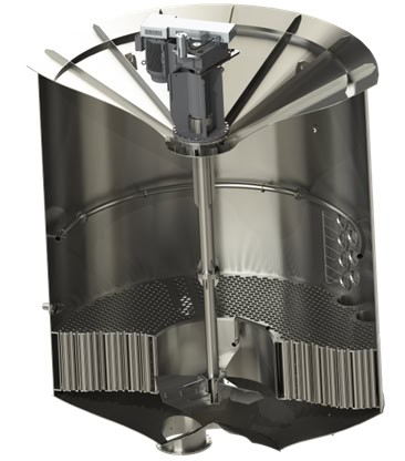 Agitadores industriales pendulares libre movimiento tanques gran capacidad