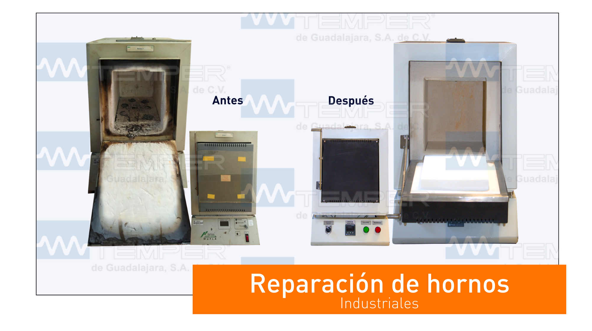 Reparación de hornos industriales eléctricos
