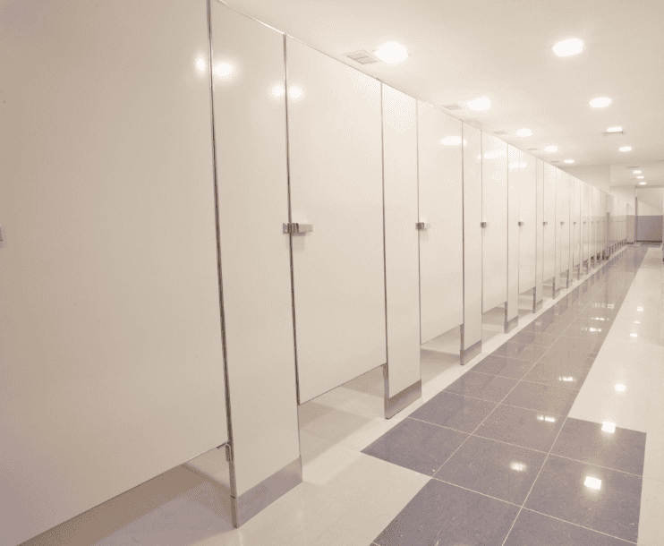 Mamparas para baño INSTITUCIONAL 4500 ANTIGRAFITI 70 - 2