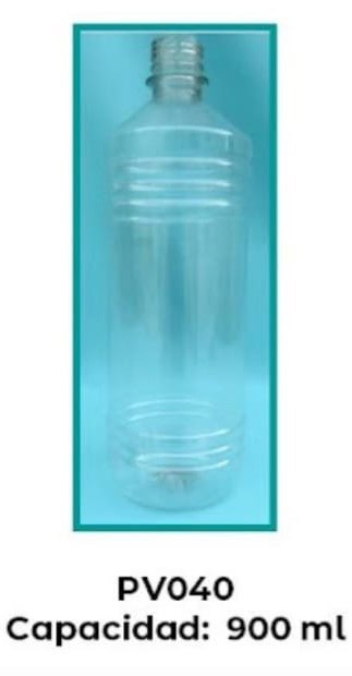 PV040  BOTELLA DE PLASTICO CAPACIDAD DE 0.900 ML