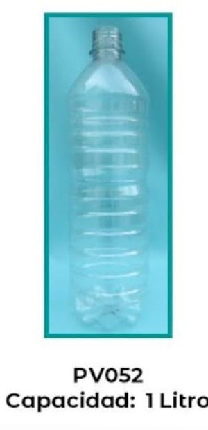 PV052 BOTELLA DE PLASTICO CAPACIDAD DE 1 LTO.
