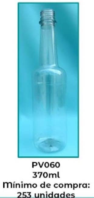 PV060 BOTELLA DE PLASTICO CAPACIDAD DE 0.370 ML