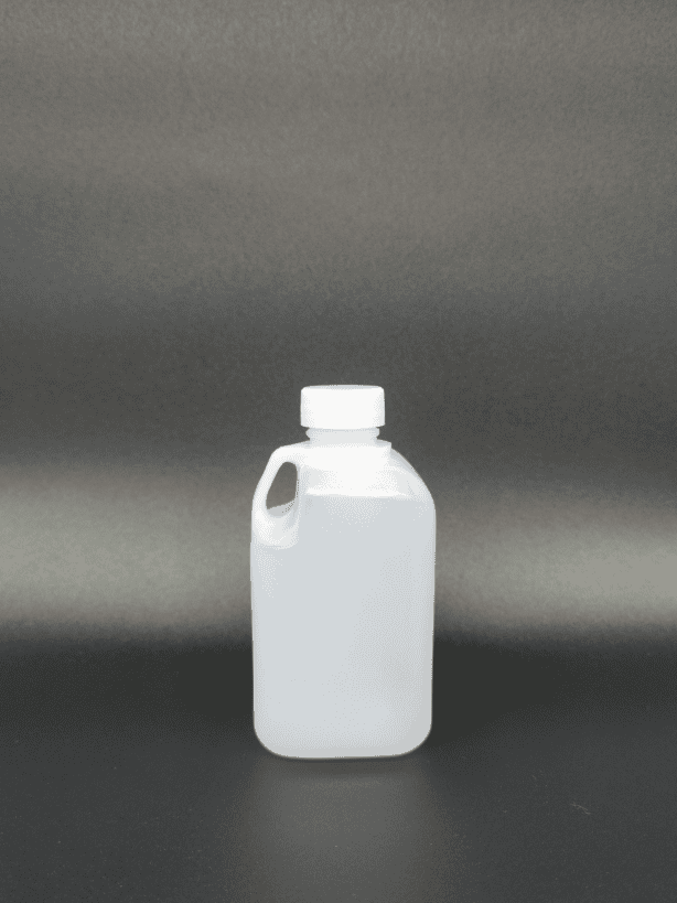 Garrafa cuadrada de 250 ml de plástico