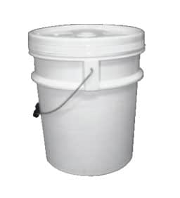 Cubetas de plástico 19 litros con tapa de presión