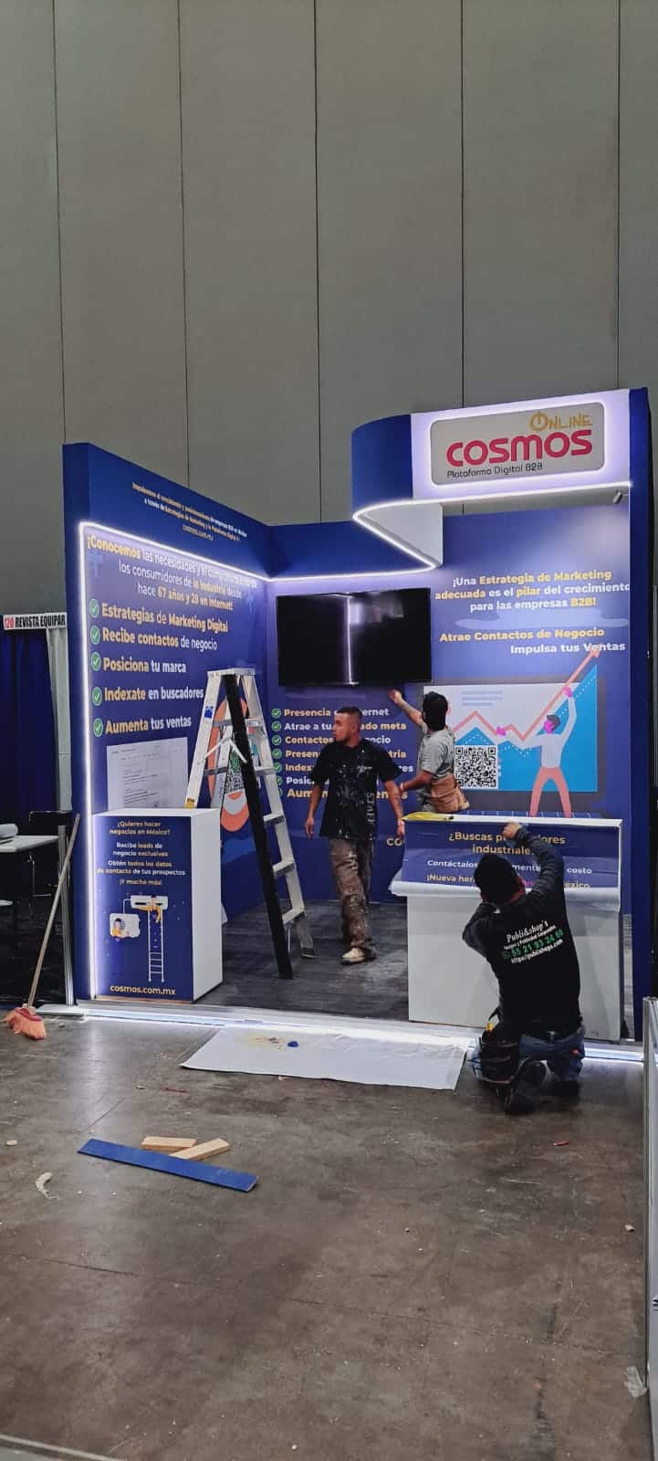 Fabricación de Stands, Montaje y Desmontaje