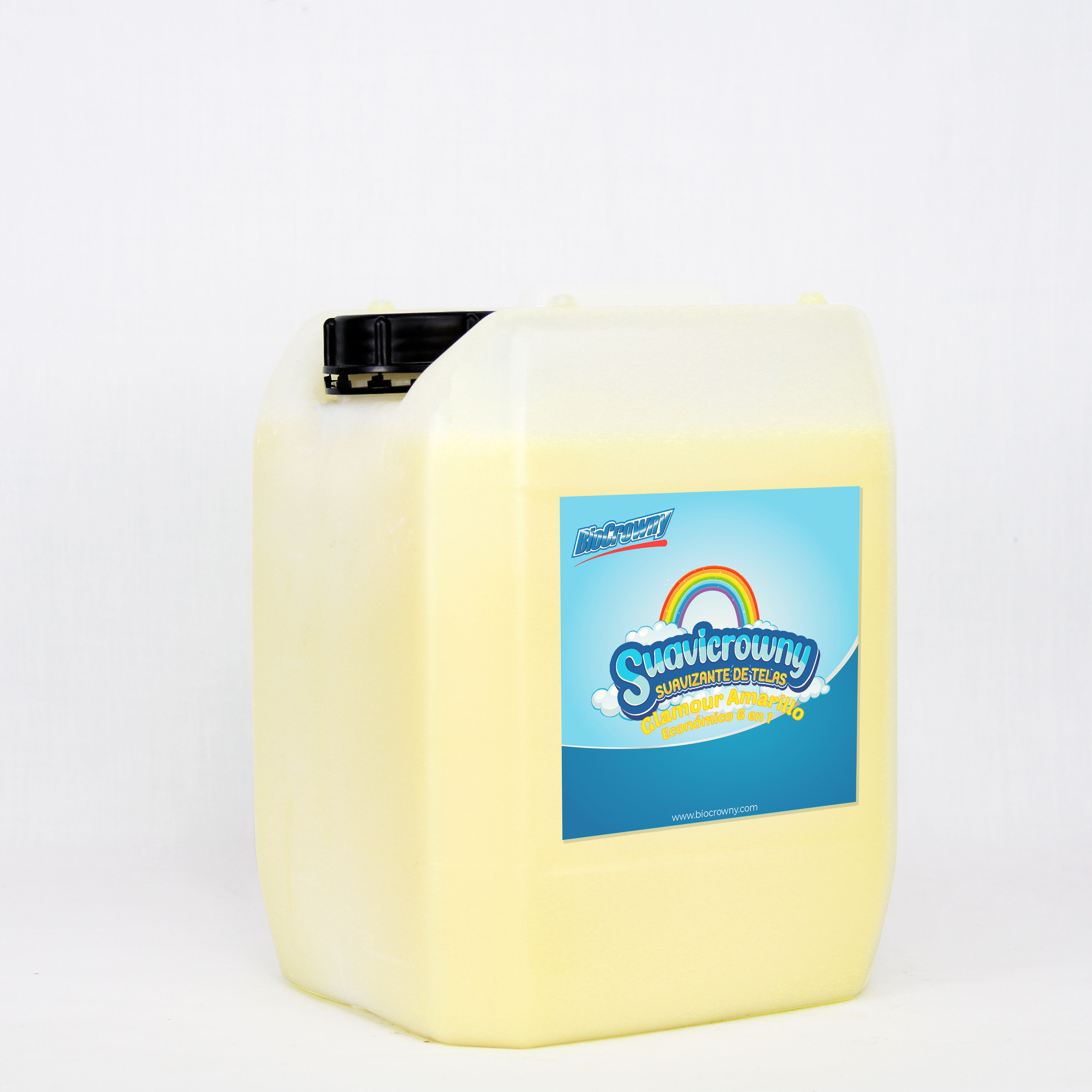 Suavizante de telas Glamour Amarillo 6 en 1