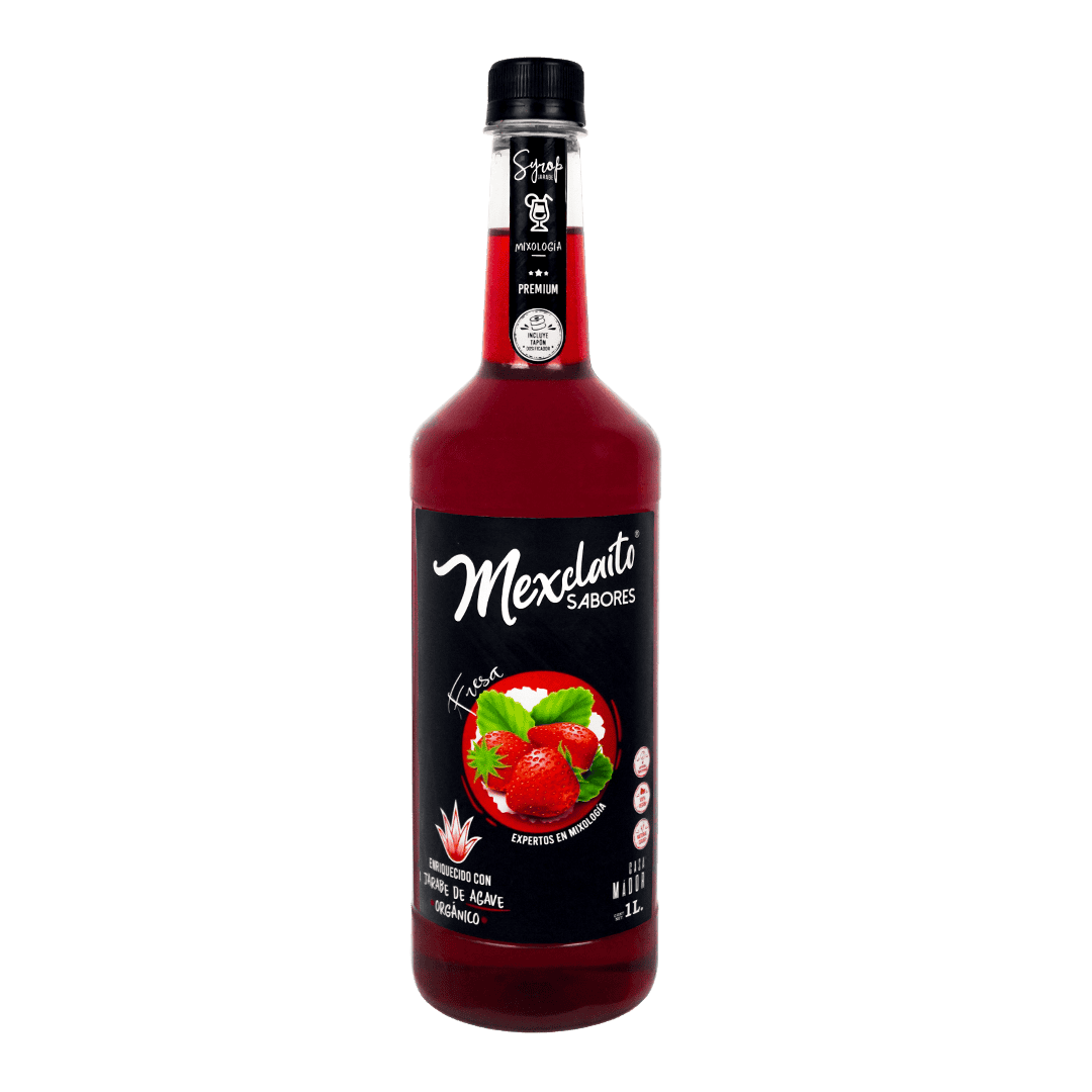 Jarabe endulzante hecho de azúcar sabor fresa