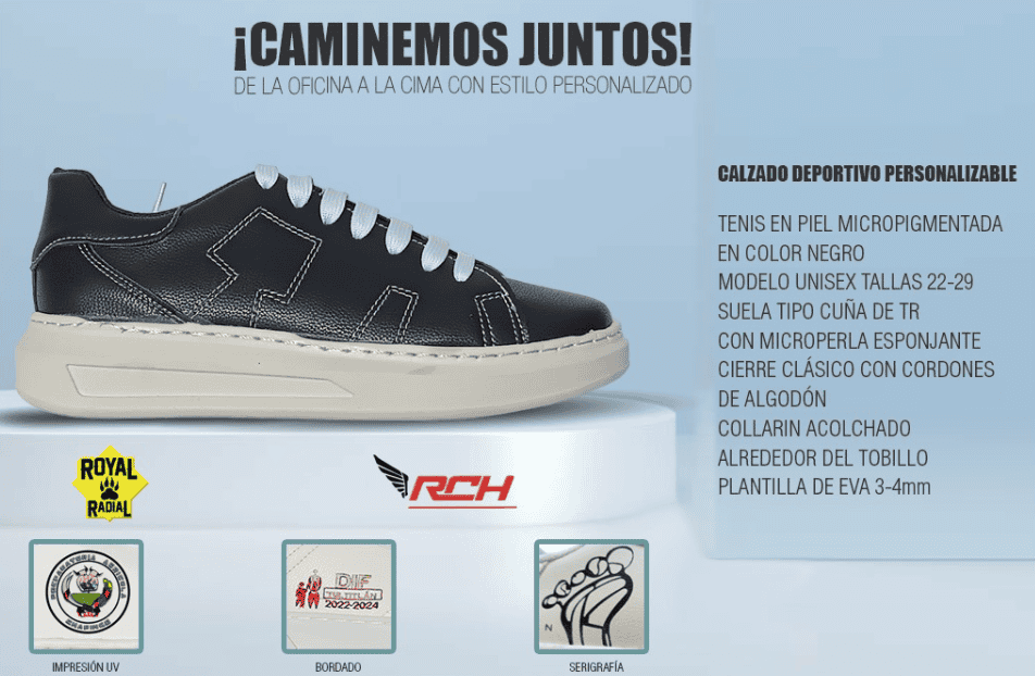 Calzado deportivo personalizado para empresas