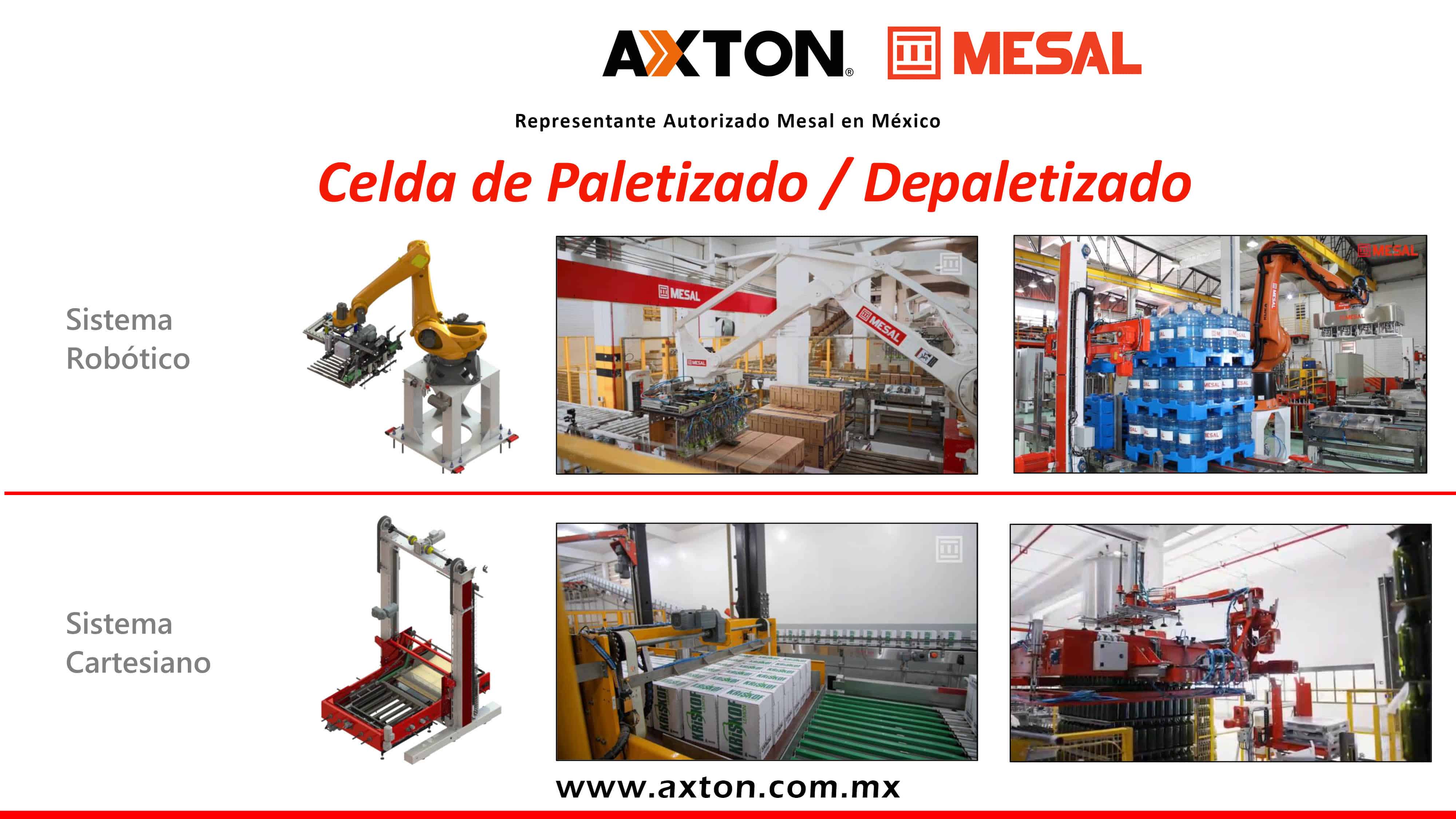 Automatización para la industria refresquera con robótica aplicada y celdas de paletizado