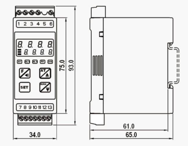 Controladores de temperatura modelo NT-32
