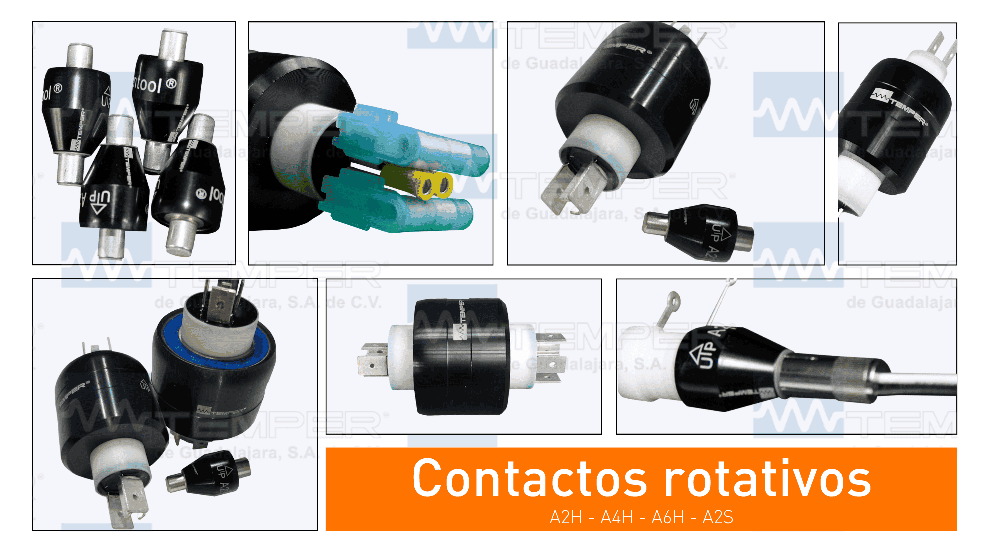 Contactos rotativos eléctricos