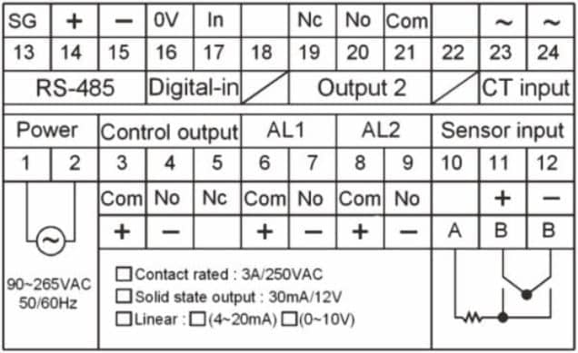 Controladores de temperatura modelo NT-21 2