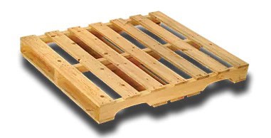 Tarimas de madera nuevas y recicladas de barrote con saque