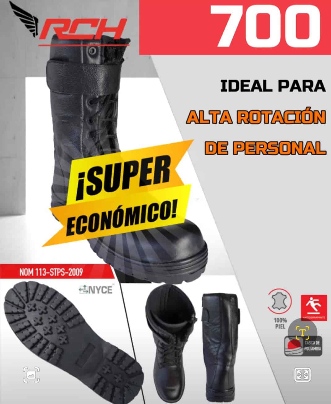 Zapatos de servicio business e industrial 3