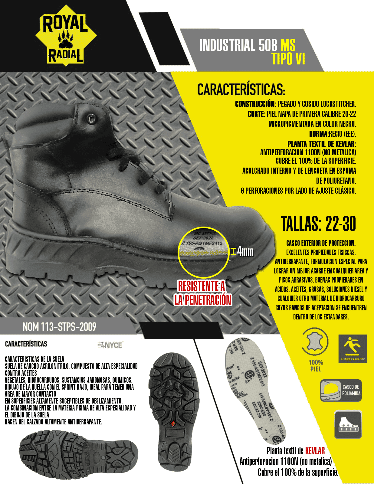 Botas de piel dieléctricas 3